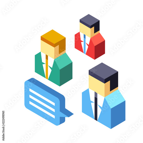 Influencer Isometric Illustration