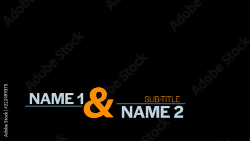 Macro Lower Thirds 3