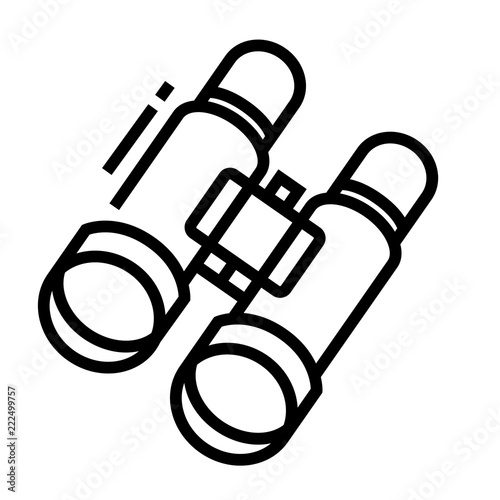Sightseeing Line Icon