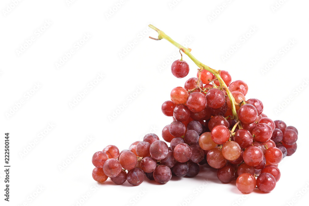 Fototapeta premium fresh grape on white