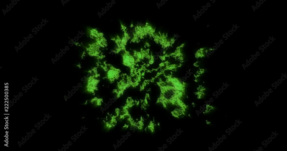 Animation of the explosion peace symbol with the alpha channel Animation of the explosion peace symbol with the alpha channel