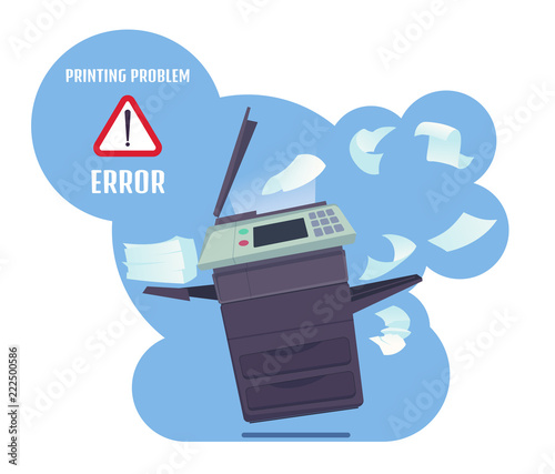 Printer Error Illustration