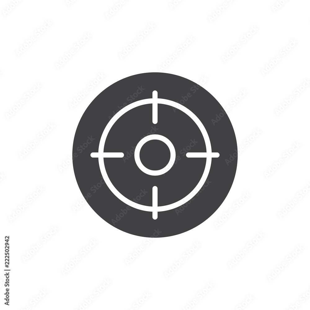 Target board vector icon. filled flat sign for mobile concept and web design. Aim simple solid icon. Symbol, logo illustration. Pixel perfect vector graphics Target board vector icon. filled flat sign for mobile concept and web design. Aim simple solid icon. Symbol, logo illustration. Pixel perfect vector graphics