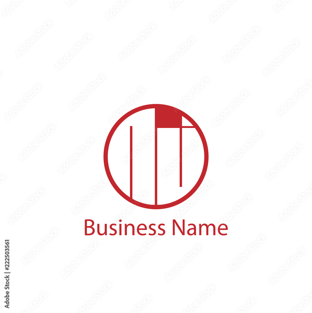Initial Letter NJ Logo Template Design Initial Letter NJ Logo Template Design