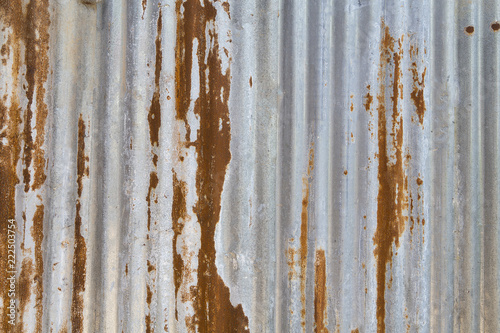 Rusty zinc texture.