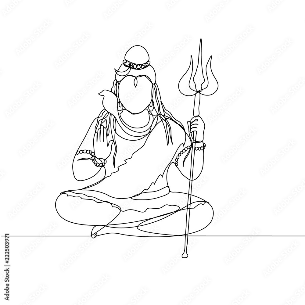 What is the best sketch of Shiva? - Quora