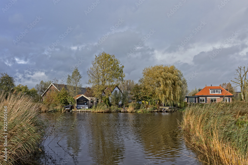 Fototapeta premium house on the river