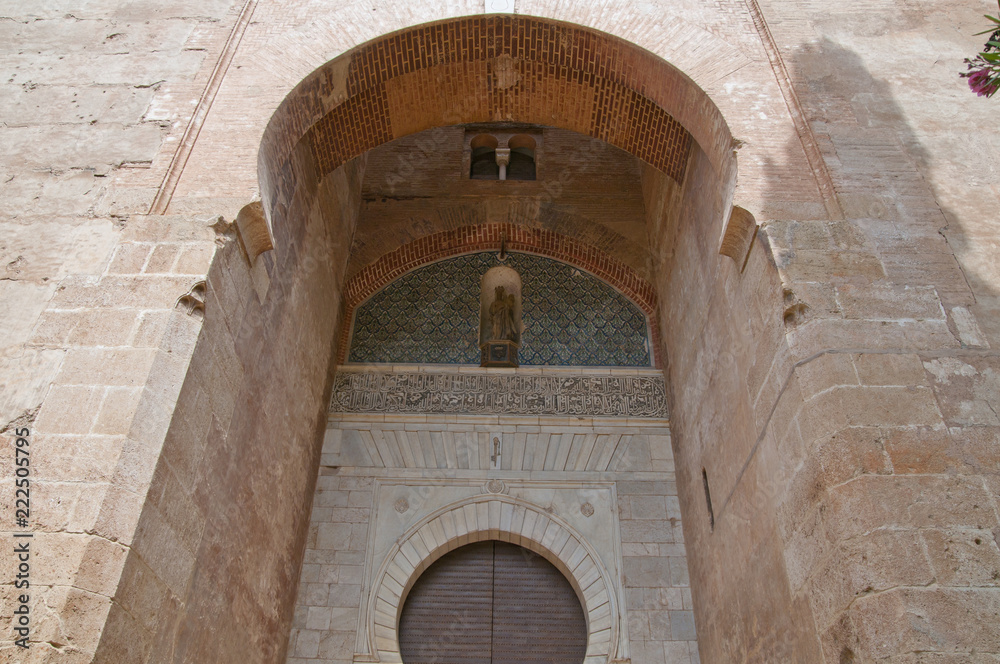 Alhambra, Eingangstor, Granada, Andalusien, Spanien