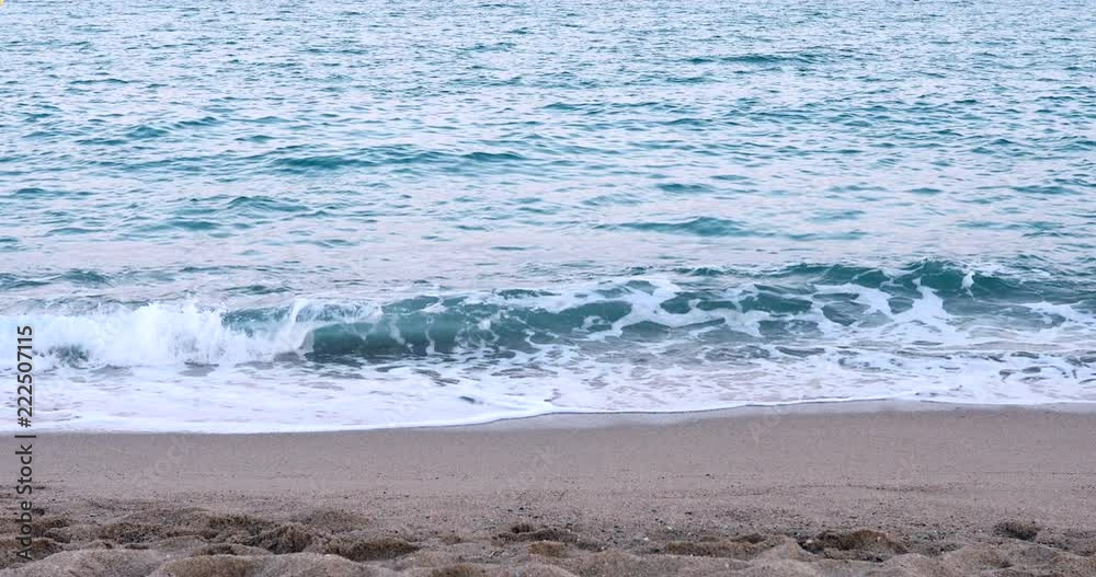 Gentle waves sea Gentle waves sea