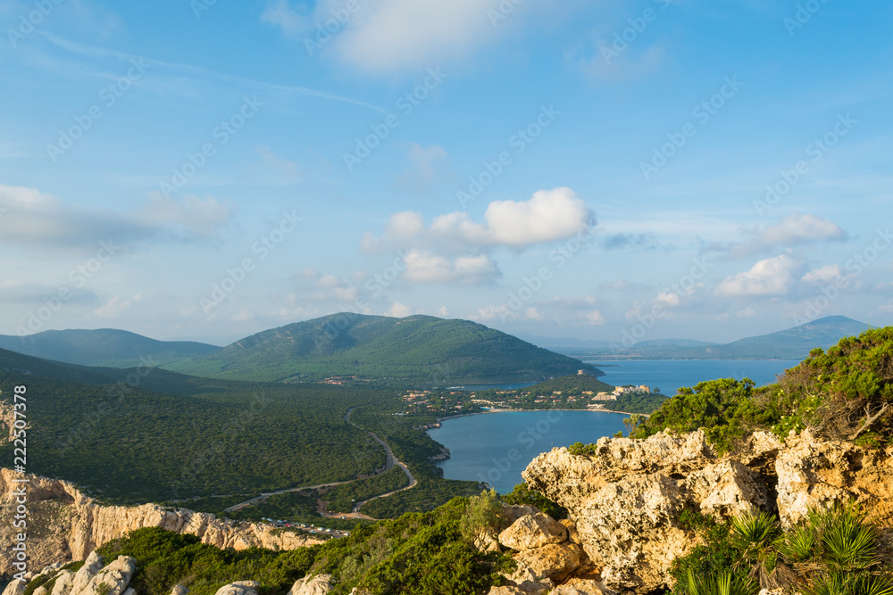 Landscape of the gulf of Capo Caccia