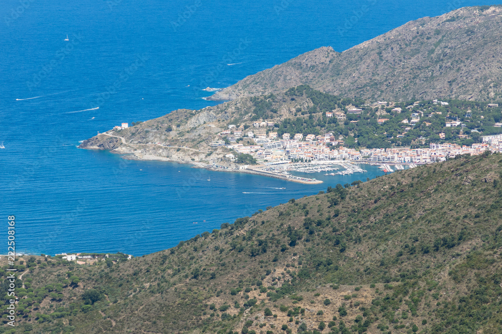 View of the municipality of El Port de la Selva,