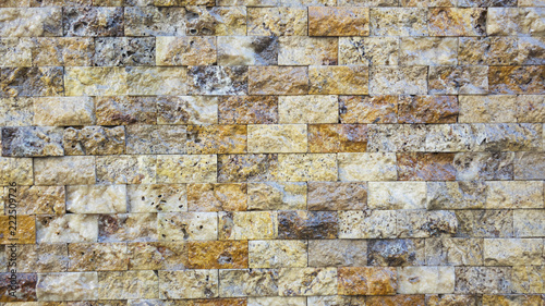 it is horizontal modern bright brick wall for pattern and background.