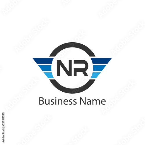 Initial Letter NR Logo Template Design Free Download Initial Letter NR Logo Template Design - GFXLoad