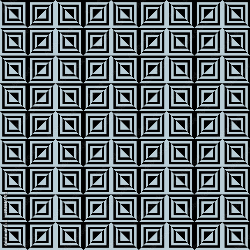 Seamless background of squares vector