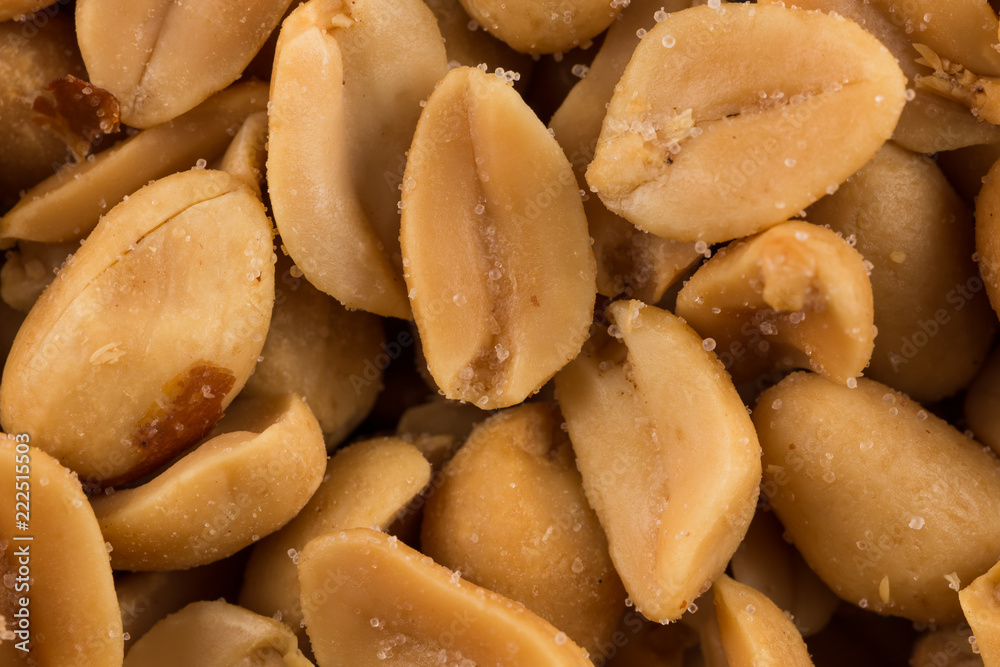 large amount of peeled salted peanuts large amount of peeled salted peanuts