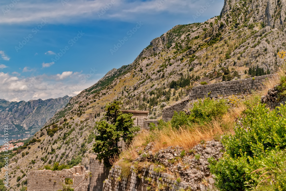 Old fortress near Kotor, Montenegro