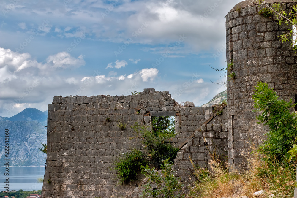 Old fortress near Kotor, Montenegro