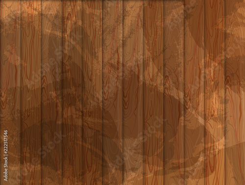 Vector Old Wooden Taxture, Grunge Background.