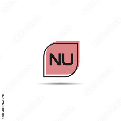 Free Download Initial Letter NU Logo Template Design - GFXLoad