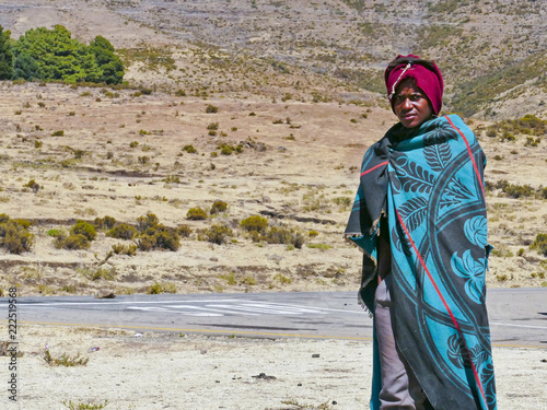 In the African Kingdom of Lesotho, the Basotho people wear traditional tribal blankets on special occasions.
