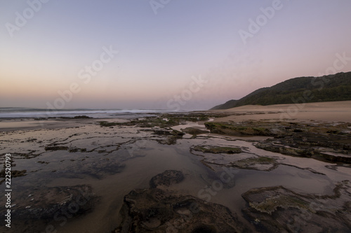 Sunrise on South Africa beach