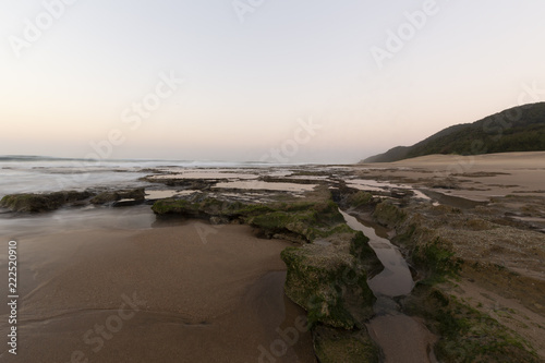 Sunrise on South Africa beach