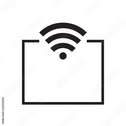 mobile access point icon. vector design illustration..