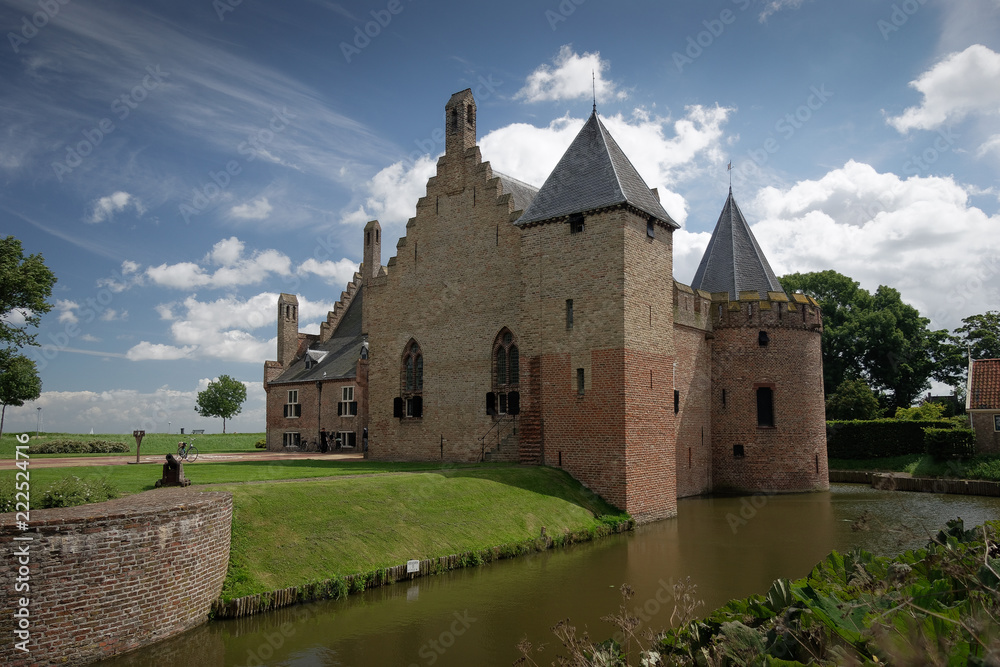 Old medieval castle 'Radboud' in Medemblik - The Netherlands