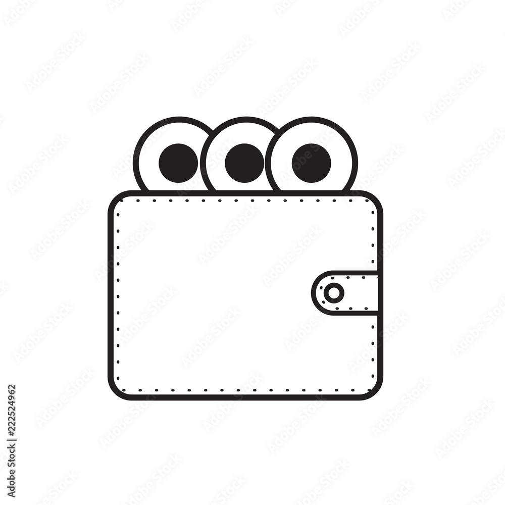 wallet and money icon vector design illustration wallet and money icon vector design illustration