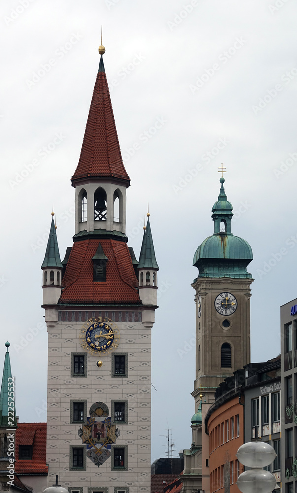 Obraz premium Altes Rathaus in München
