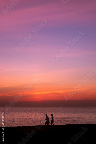 couple on shore 