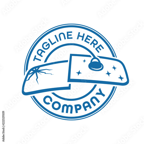 Auto Glass Company logo. Vector and illustration.