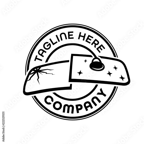 Auto Glass Company logo. Vector and illustration.