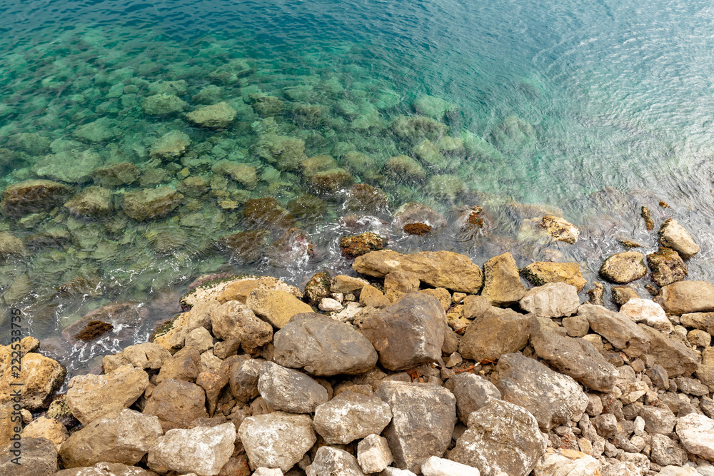 Stony beach