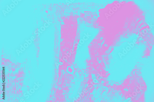 Pink and blue hand painted background texture with brush strokes