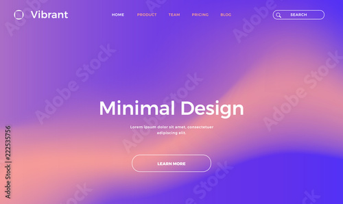 Vibrant gradient background