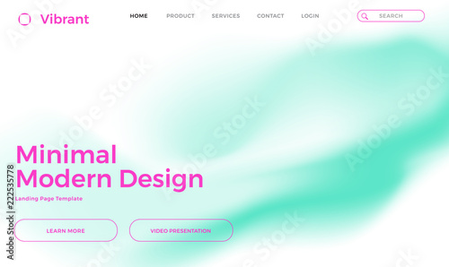 Vibrant gradient background