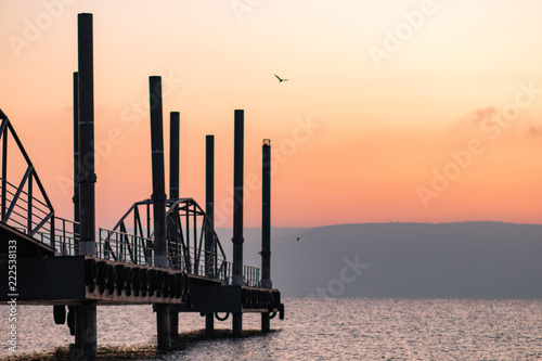 Old wharf of Ginosar photo