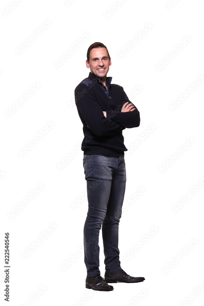 Full body caucasian man Full body caucasian man