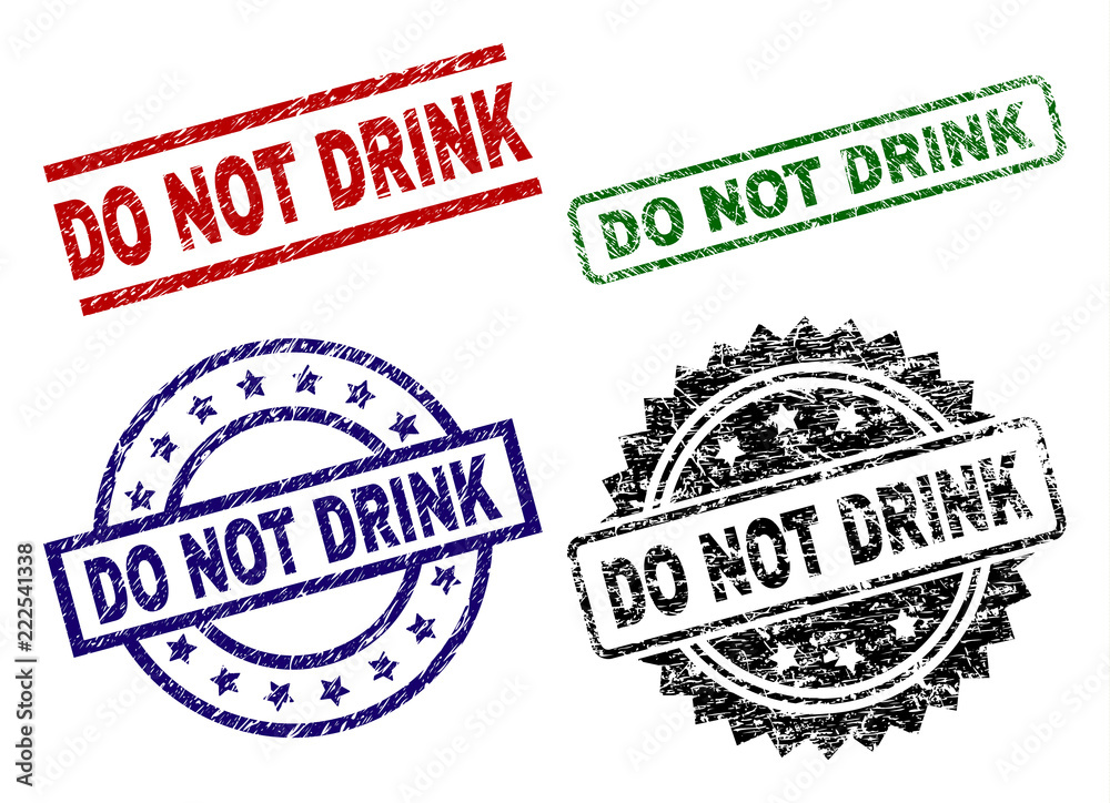 DO NOT DRINK seal prints with distress style. Black, green,red,blue vector rubber prints of DO NOT DRINK tag with corroded style. Rubber seals with circle, rectangle, medal shapes. DO NOT DRINK seal prints with distress style. Black, green,red,blue vector rubber prints of DO NOT DRINK tag with corroded style. Rubber seals with circle, rectangle, medal shapes.
