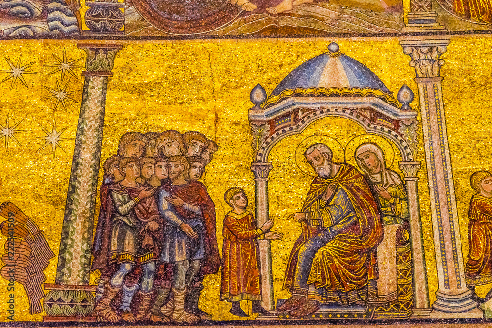 Jesus Christ Temple Mosaic Dome Bapistry Saint John Florence Italy