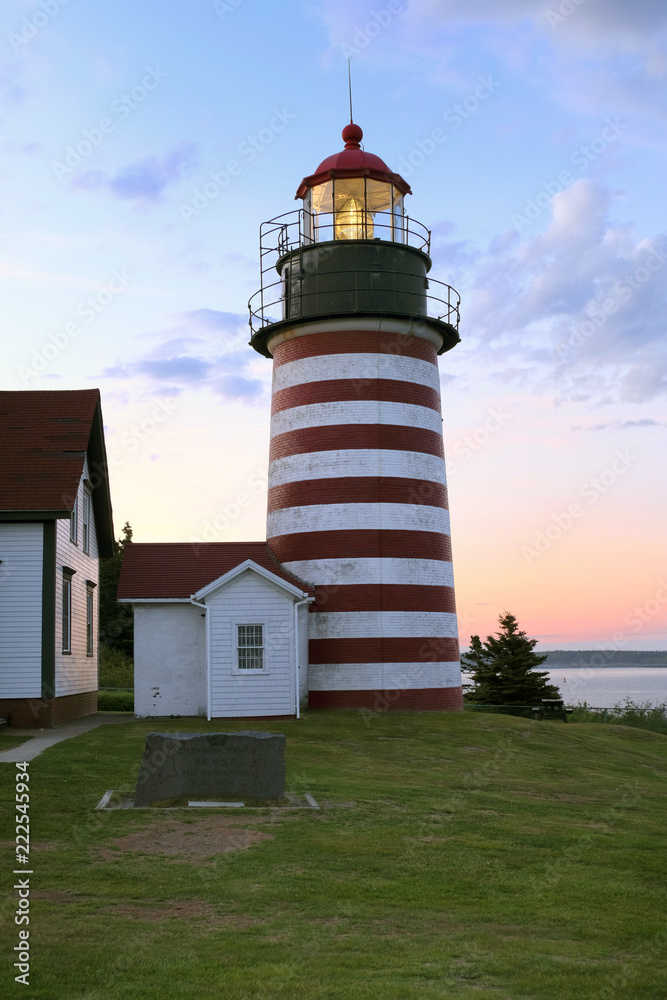 West Quoddy Head Lighthouse, Lubec, Maine