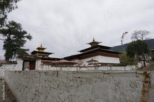 Temple at Kyichu Lhakhang, Bhutan photo