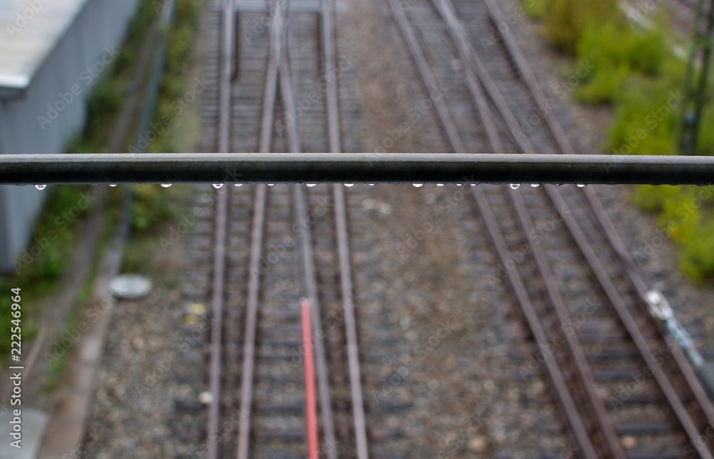 Railroad tracks changing