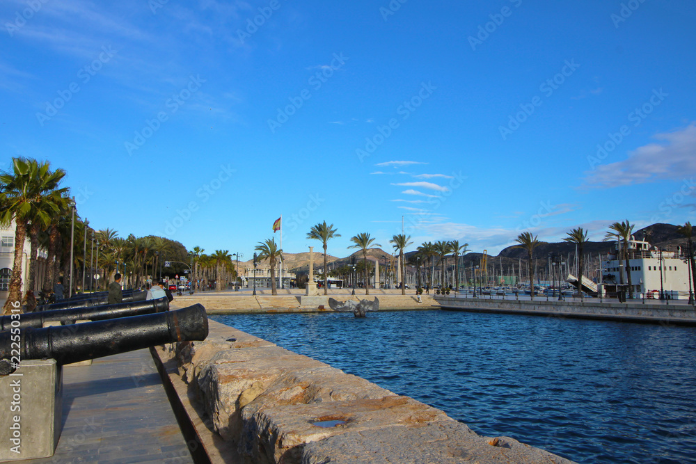 Puerto de Cartagena, Murcia, España