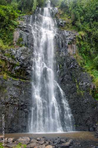 Waterfall in the forest  Zaina Falls  Kenya