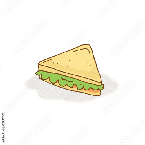 triangle sandwich