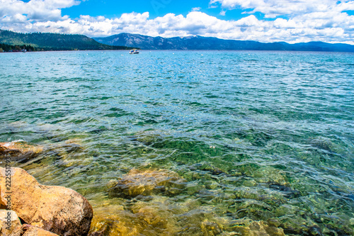 Piękny dzień w Lake Tahoe w Kalifornii