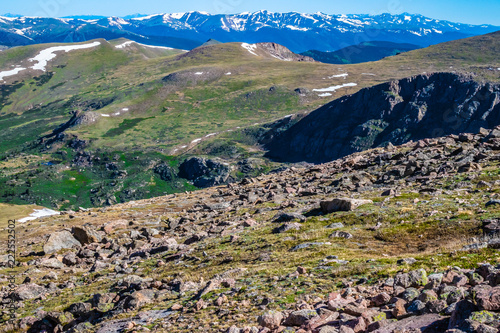 Beautiful Morning Hike on Mount Bierstadt Colorado photo