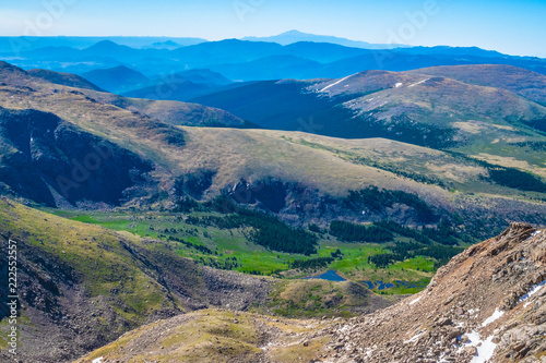 Beautiful Morning Hike on Mount Bierstadt Colorado photo